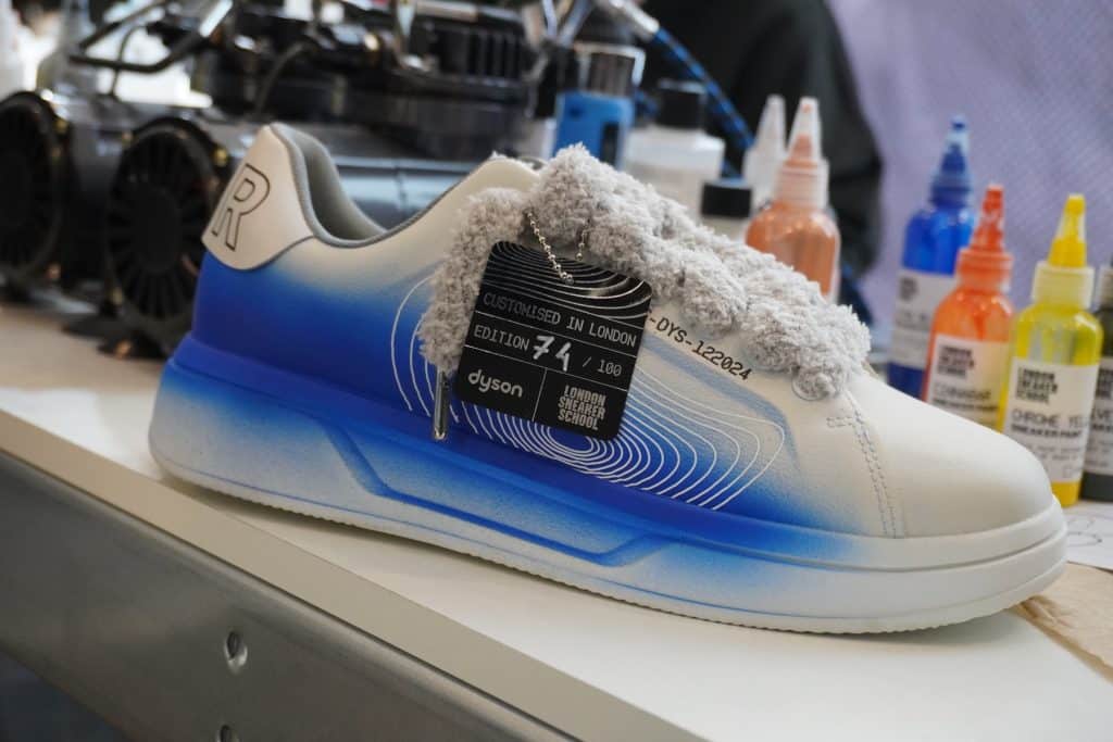 Custom Sneaker on Display